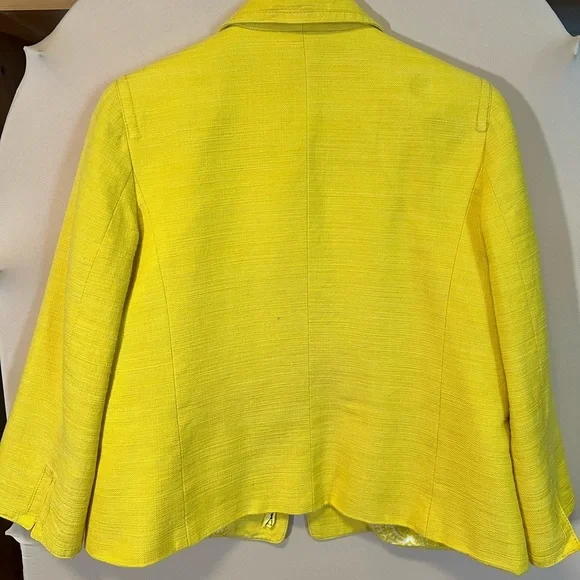 Silk Linen Talbots Jacket - Picture 4 of 8